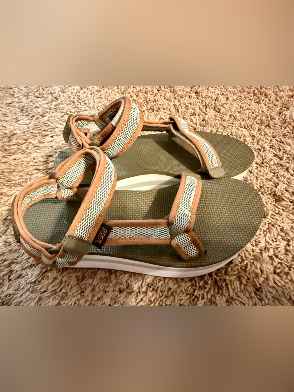 Teva Women’s Strappy Wedge Sandals in Olive, Tan and Cream